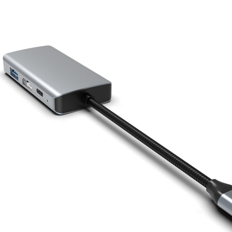 ミニ 4 イン 1 USB C アダプタ USB 3.0 HDMI VGA USB-C PD 充電付き Type C ハブ