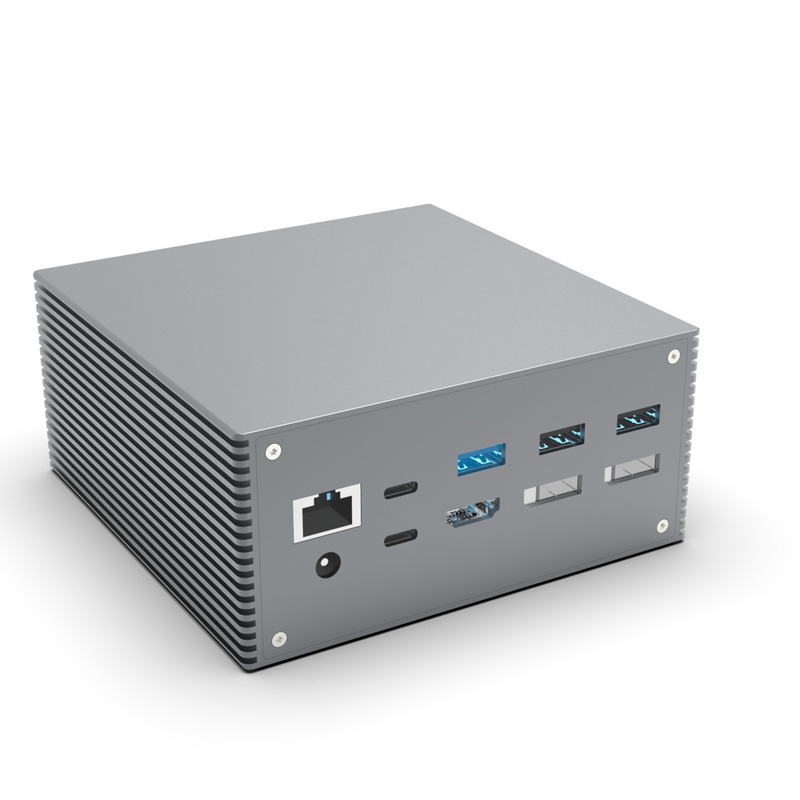 15 イン 1 デュアルUSB Cドッキングステーション 4k 60hzタイプC SD 104Mb RJ45 1000M USB 3.0 ラップトップ用