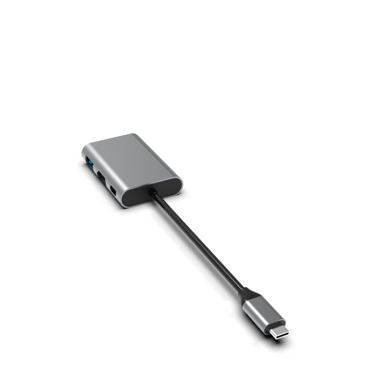 USB 3.0 から 2 つの HDMI アダプター USB C PD 100w 変換 4K ポート USB HUB 3 ポート
