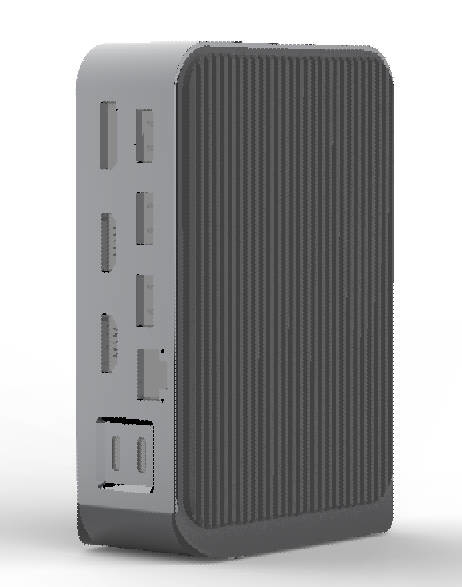 16-in-1 雷電ディスプレイリンク ドック USB ドッキングステーション デュアルモニター MacBook & Windows