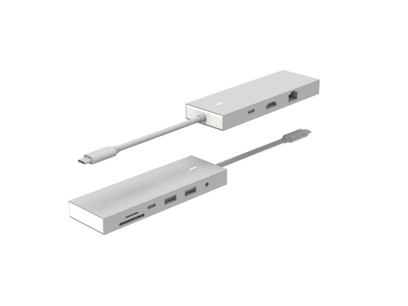 Type C to Usb 3.0 アダプター Usb C Hub 9 In 1 ドッキングステーション 4K HDMI PD データ 6 ポート Type C Usb Hub