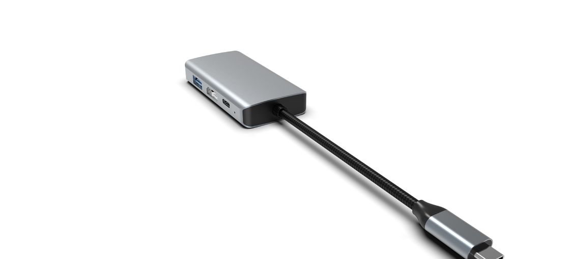 オールインワンHDD 4イン1USB C 4イン1マルチポートアダプターハブ拡張ラップトップドッキングステーションタイプCからHDMIUSB3.0PD