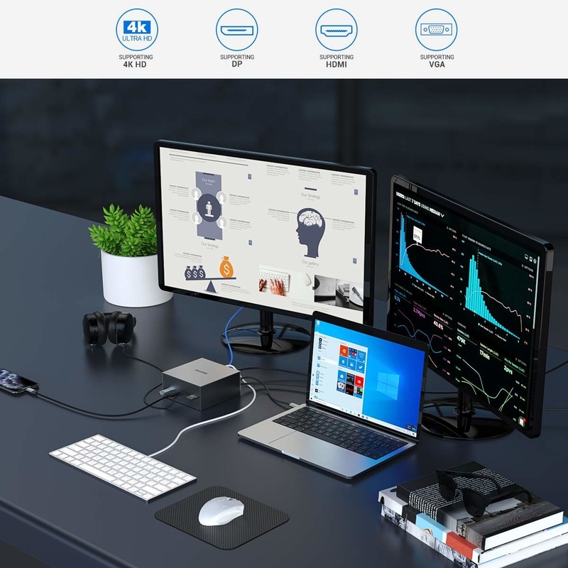 16 イン 1 Usb C ハブ Type-C To PD HDMI USB3.0 USB2.0 USB-C SD TF RJ45 ドッキングステーション