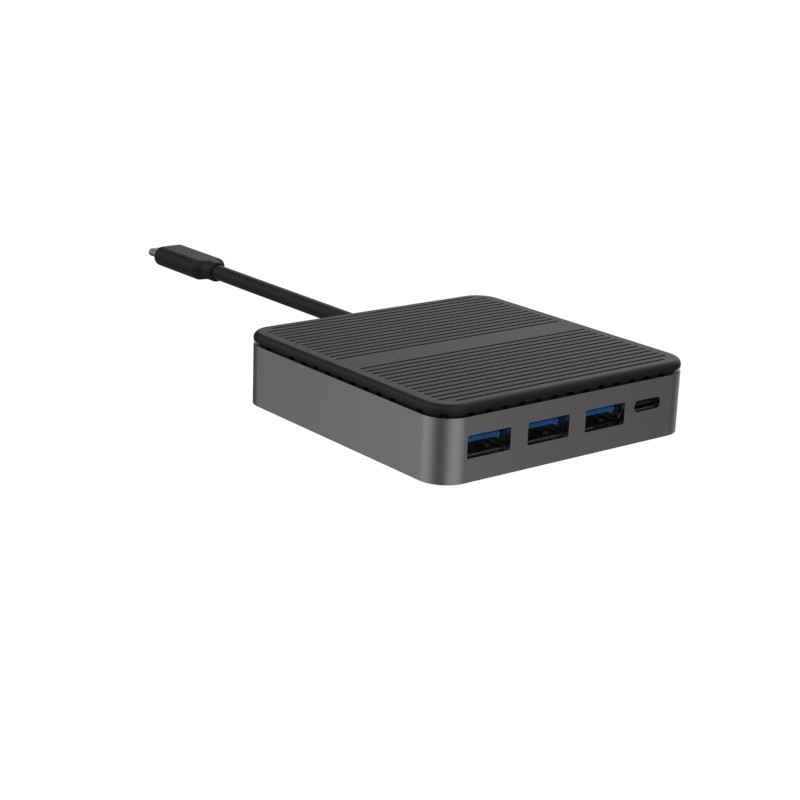 Square 6 In 1 デュアルHD 4K Type C ドック RJ45 PD 100W SD TF 3xUSB 3.0 ドッキング Hdmi ハブ Usb C A