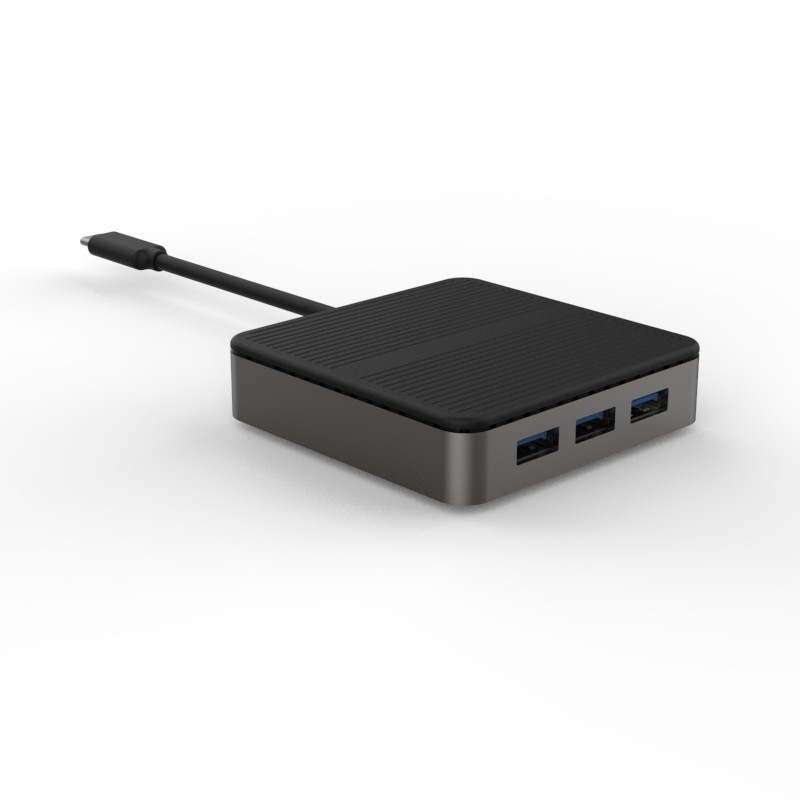 Type C Square 9 In 1 USB C HUB HD 4K Type C ドック RJ45 PD 100W 3xUSB 3.0 ドッキングスタ