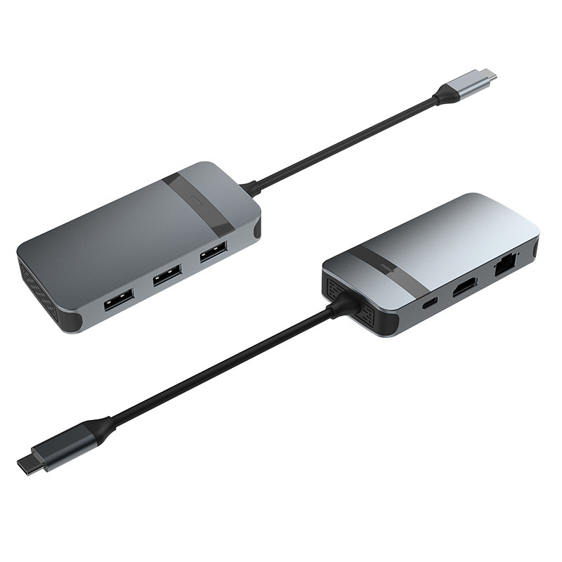 Hdmi Usb C ハブ マルチポート アダプタ ネットワーク マルチポート アダプタ USB 3.0 ポート 6 In 1