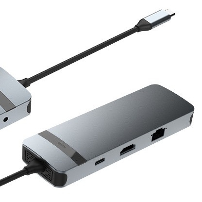4K HDMI 100W PD USB 3.0 カードリーダ オーディオ