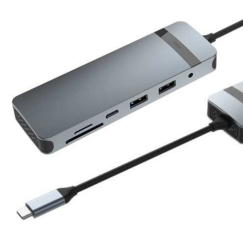 4K HDMI 100W PD USB 3.0 カードリーダ オーディオ