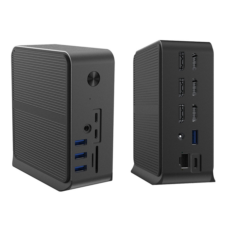 12 イン 1 USB C HUB多用USB Cポート付きドッキングステーション USBタイプC 4K RJ45 VGA USBハブアダプタ