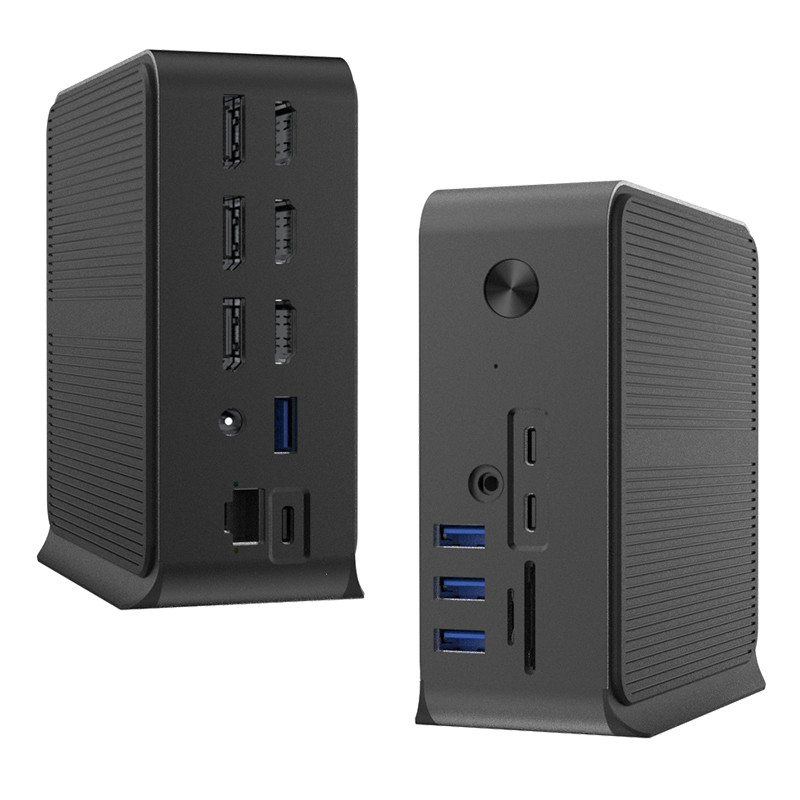 12 イン 1 USB C HUB多用USB Cポート付きドッキングステーション USBタイプC 4K RJ45 VGA USBハブアダプタ