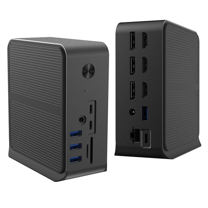 12 イン 1 USB C HUB多用USB Cポート付きドッキングステーション USBタイプC 4K RJ45 VGA USBハブアダプタ