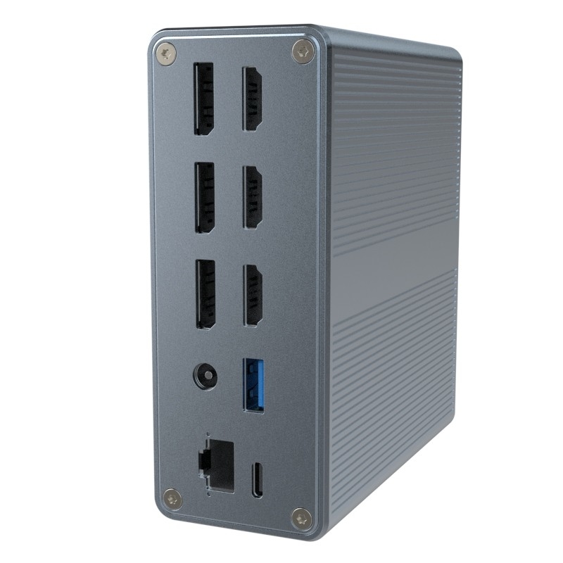 18 イン 1 雷3 双モニター ドッキングステーション HDMI Mac USB C 向け ラップトップ ドッキングステーション ユニバーサル