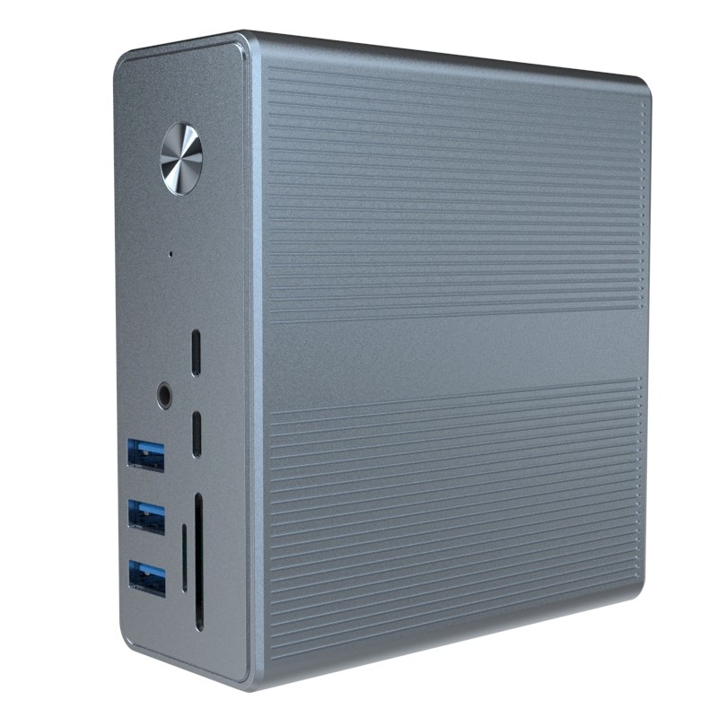 18 イン 1 雷3 双モニター ドッキングステーション HDMI Mac USB C 向け ラップトップ ドッキングステーション ユニバーサル
