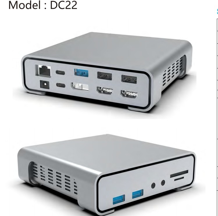 16 イン 1 Usb C ハブ Type-C To PD HDMI USB3.0 USB2.0 USB-C SD TF RJ45 ドッキングステーション