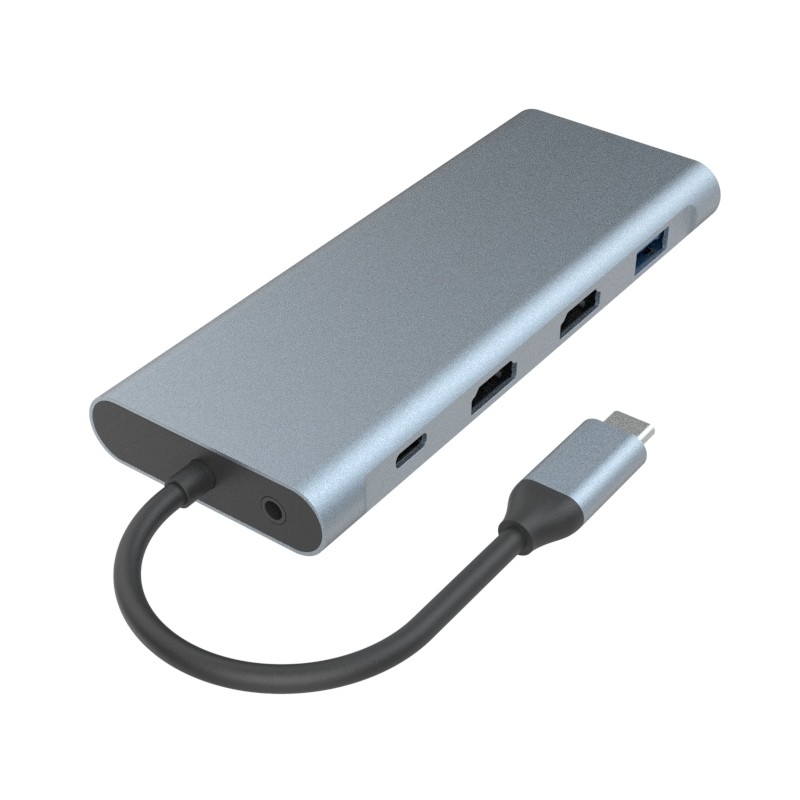 6 イン 1 USB C ハブ Type C アダプター 4K HDMI 60hz マルチポートカードリーダー USB3.0 TF PD SD Reader