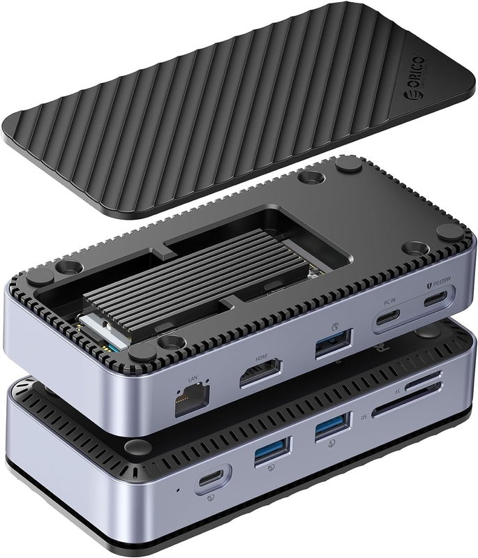 携帯用USB Cアダプター ラップトップ ノートパソコン 4K HDMI RJ45 PD