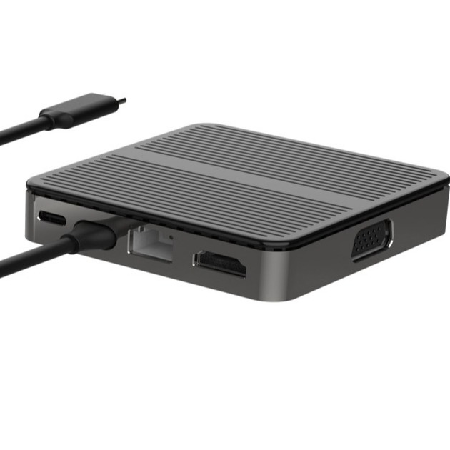 スクエアブラック USB C から USB アダプター Mac 6 In 1 Usb C から Usb A ハブ アダプター OTG アダプター