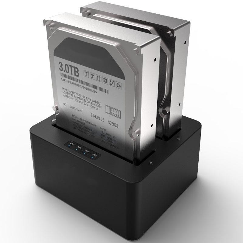 6Gbps SATA I/II/III 外部HDDハードドライブ複製機とクローナー 単独全ドライブクローンモード