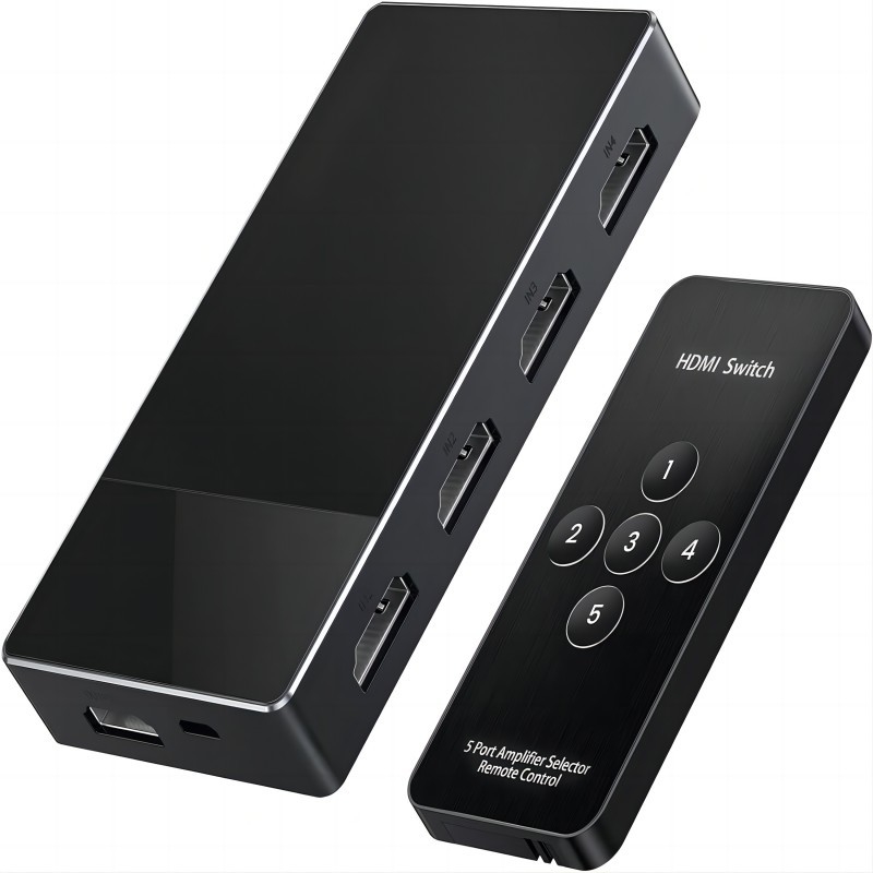 3 In 1 Out Hdmi スイッチ アルミ HDMI スプリッタ リモート付き HDMI スイッチ 4K 3D HD モニターをサポート