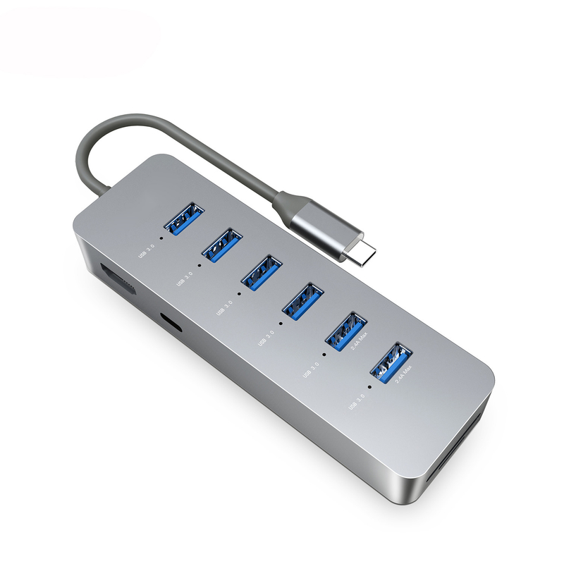 10Gbps Usb C ハブ Usb 3.0 スプリッタ Usb A エクスペンダー 携帯マルチポート データ ハブ ラップトップ Imac Pro