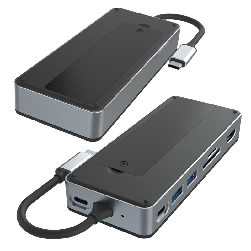 アルミUSBCハブ 9イン1型Cドッキングステーション