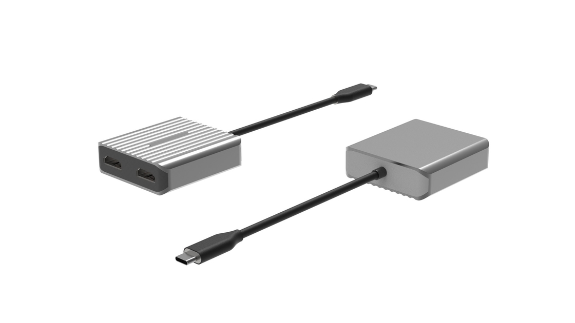 高速HDMIからUSB アダプターUSB 2HDMI 8K 4K デュアルミラーポータブル