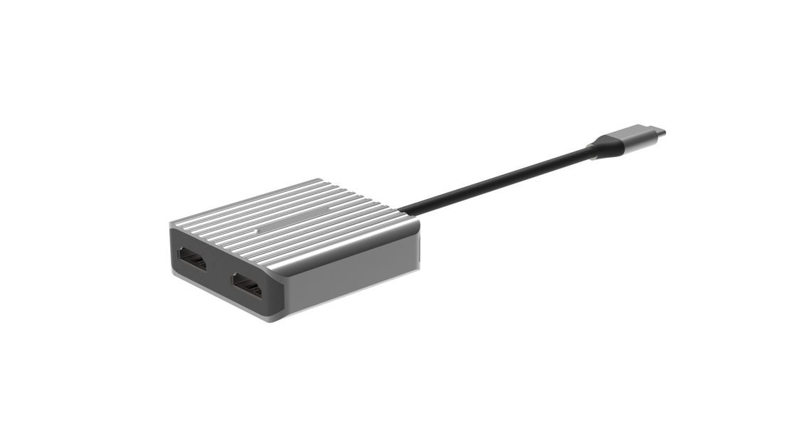 高速HDMIからUSB アダプターUSB 2HDMI 8K 4K デュアルミラーポータブル