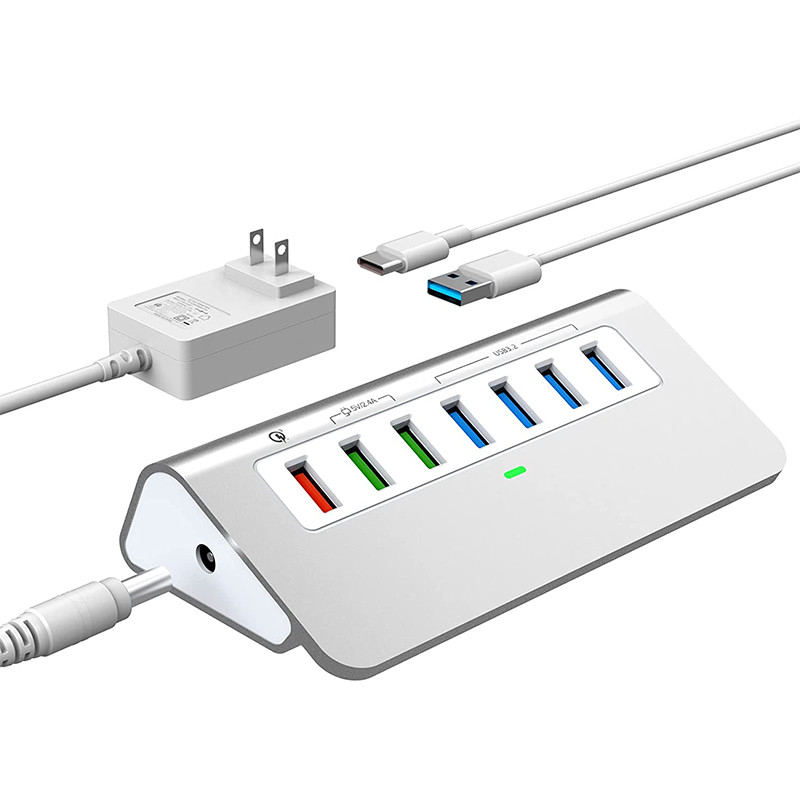 10/5Gbps までのデータ転送速度 CE認証のUSB-C接続ハブ