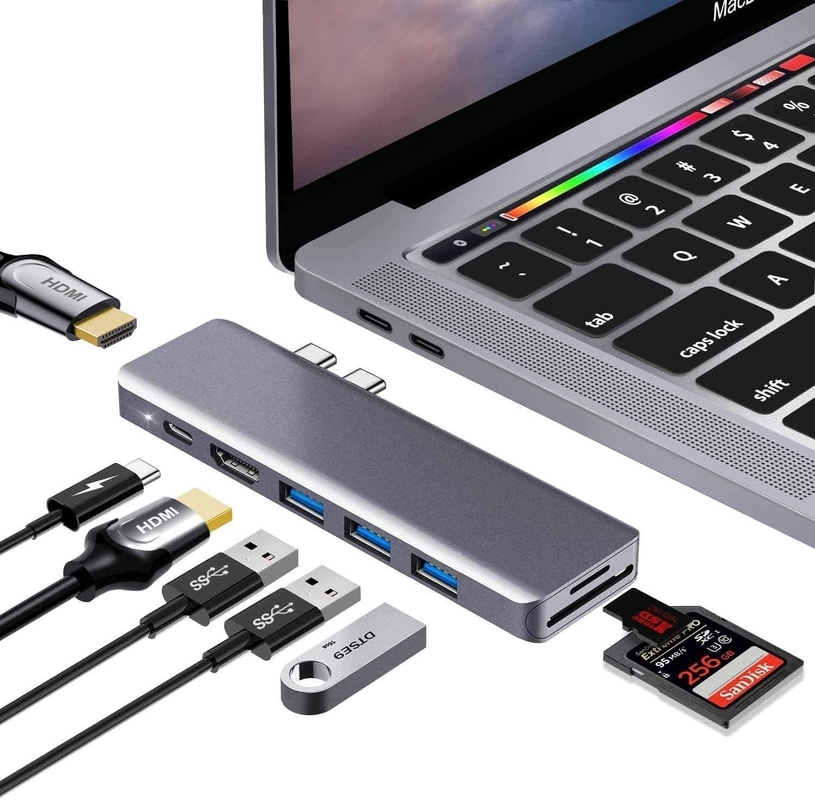 11 イン 1 マルチポート USB C USB-Cタイプ-C PD 4K HDTV ハブ アダプタ ドッキングステーション RJ45