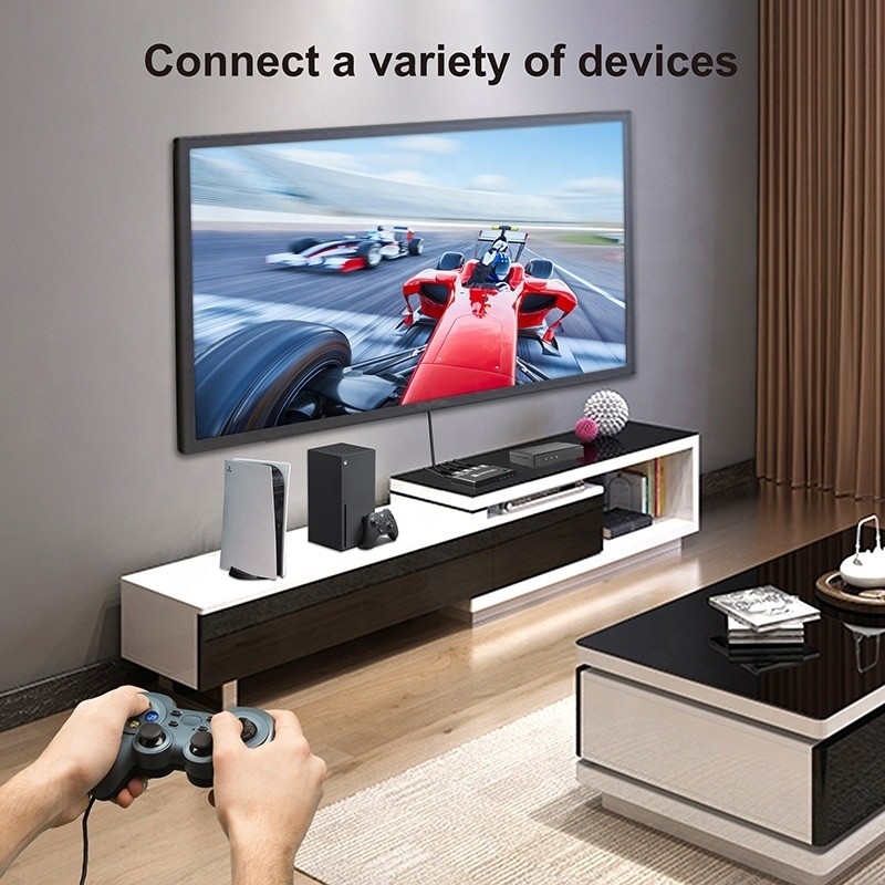 8K HDMI スイッチ 3 イン 1 アウト サポート 3 HDMI 入力 8K 60Hz 4K 120Hz 先進技術
