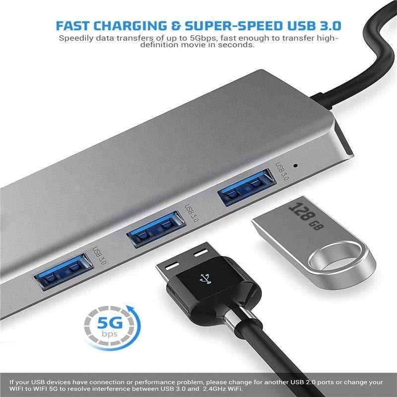 12-in-1 USBタイプCドッキングステーション HDMI 1080P 60Hz 2*HDMI VGA RJ45 4*USBオーディオ SD/TF PD