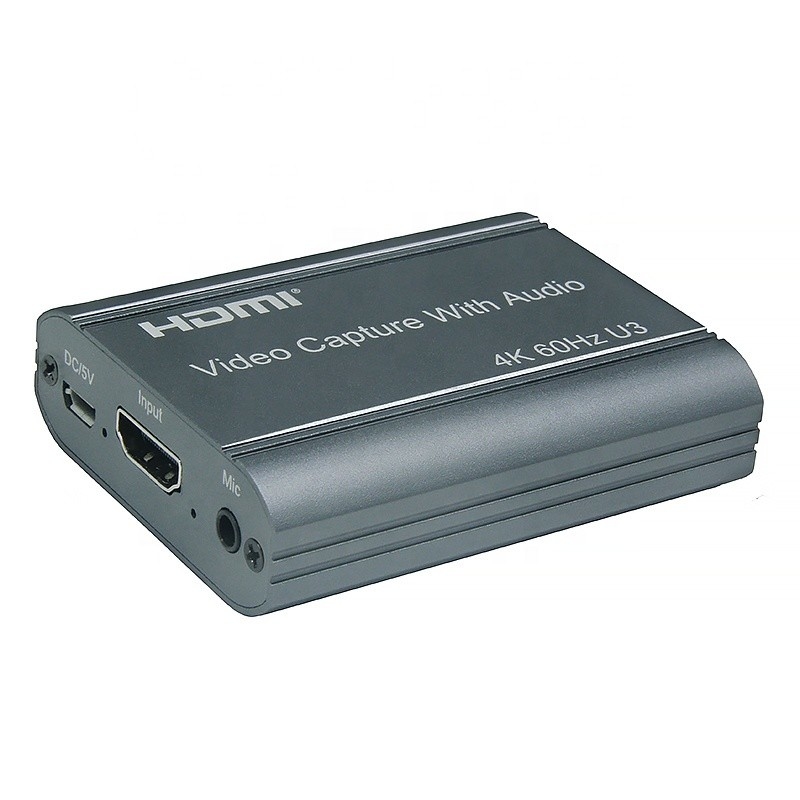 プロの4K 60Hz HDMI USB3.0ビデオキャプチャカード オーディオ出力とUSB30
