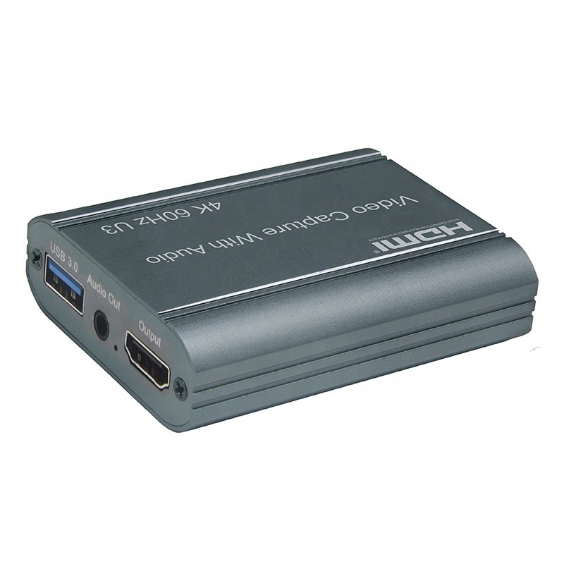 プロの4K 60Hz HDMI USB3.0ビデオキャプチャカード オーディオ出力とUSB30