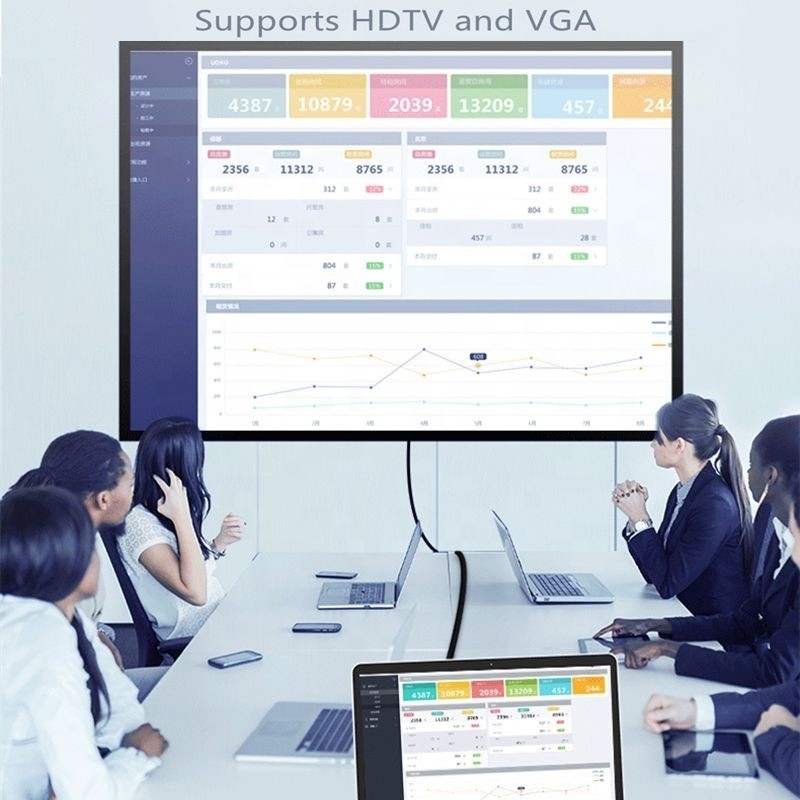 7イン1 USB CタイプCドッキングステーション,HDTVHDMI VGA USB RJ45と高速データ転送