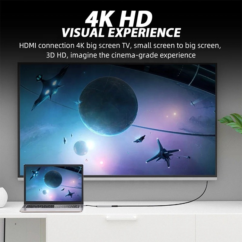 4K HDMI USB3.0 TF SDカードリーダーと87W PD充電のUSB 3.1ドッキングステーションハブ