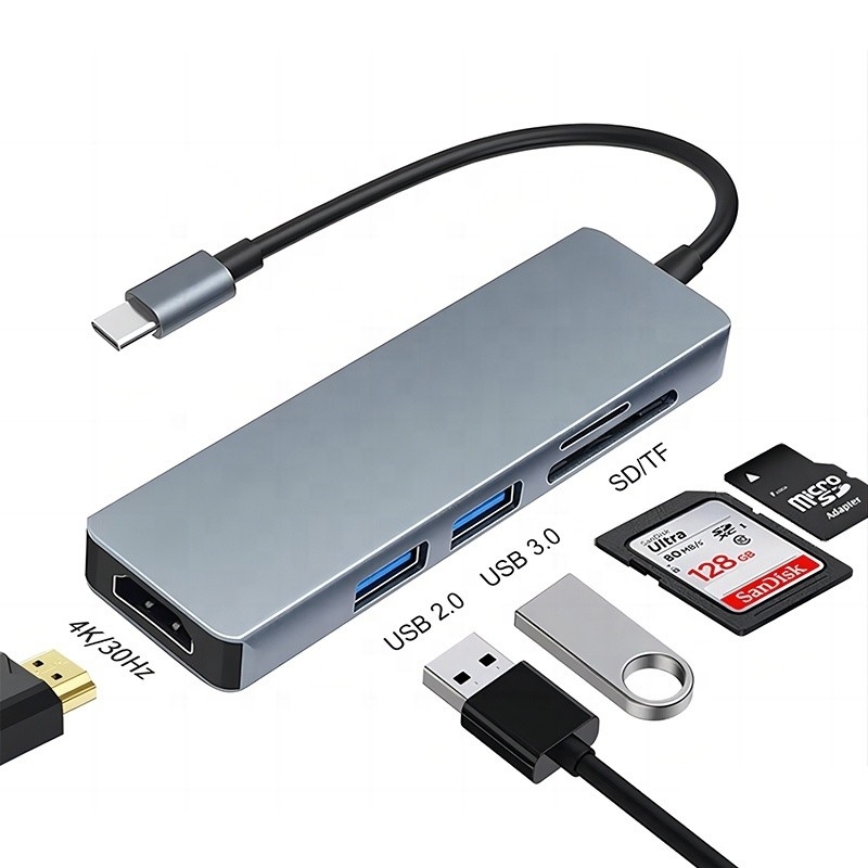 11 イン 1 USB-C ハブ Type-C To HDMI USB3.0 USB2.0 SD TF アダプター ハブ カードリーダー