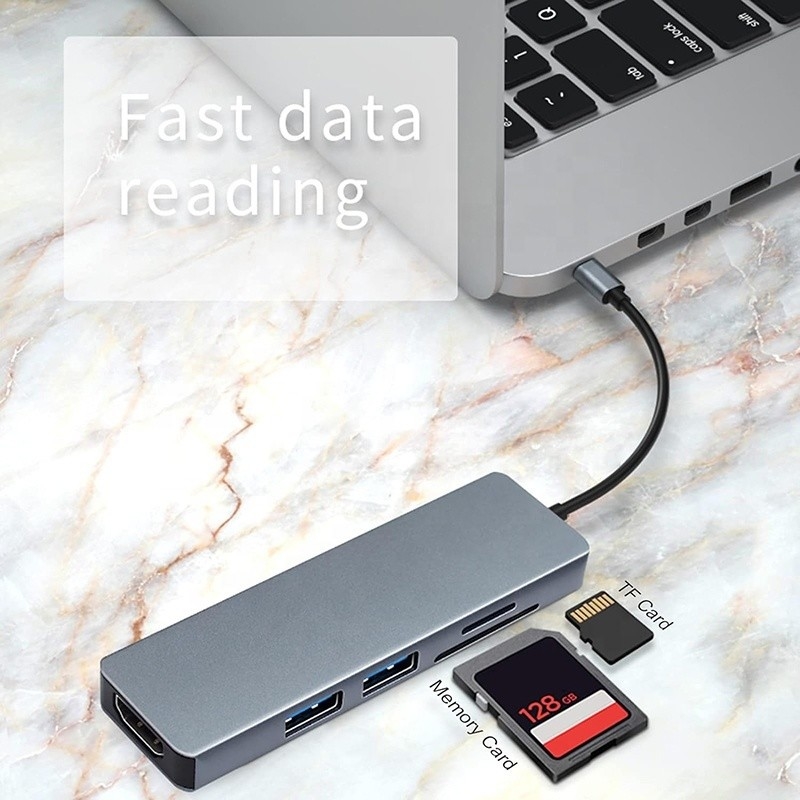 11 イン 1 USB-C ハブ Type-C To HDMI USB3.0 USB2.0 SD TF アダプター ハブ カードリーダー