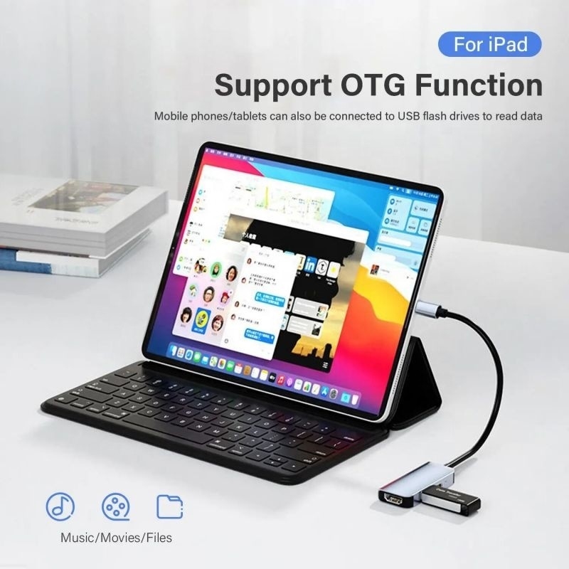 USB 3.1/USB Type-C ハブ アダプタ ドッキングステーション 4K HDMI USB3.0 USB 3.0 Type C PD