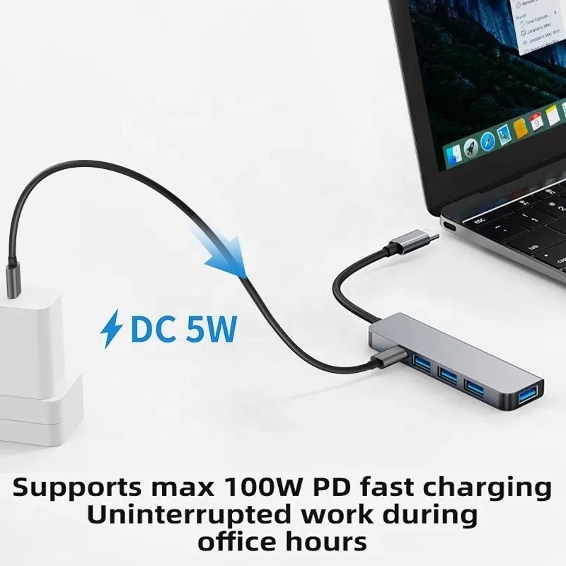9イン1 USB CタイプC アダプターハブ 100W PD充電とUSB3.0 3*USB2.0出力