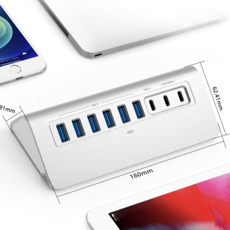 USB Cタイプ-C から RJ45 イーサネット ギガビット LAN アダプタ