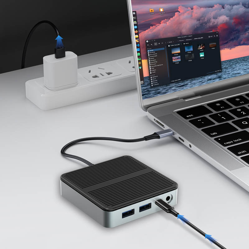 9 イン 1 急速データ転送 USB 3.0 ポート ハブ C タイプ ポート  HDMI アダプター