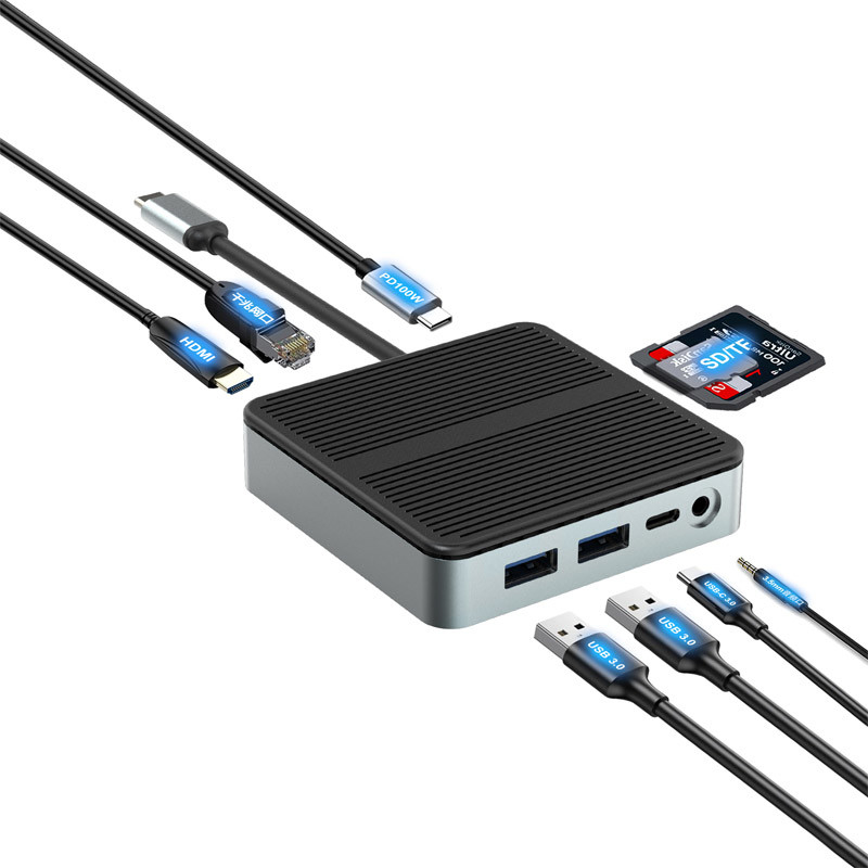 9 イン 1 急速データ転送 USB 3.0 ポート ハブ C タイプ ポート  HDMI アダプター