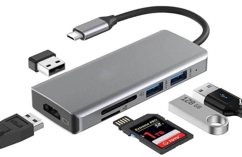 オーダーメイド 長さ グレー USB-C から HDMI 2.1 アダプター 8K 60Hz スピード USB Type C 3.1 ラップトップ