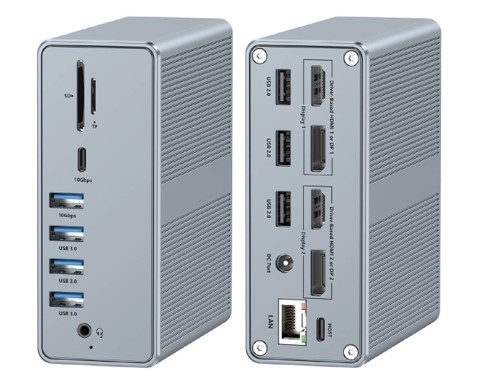 16 イン 1 USB-C ドッキングステーション PD 100W 急速充電 PC ホスト/USB 2.0/3.0 ハブ/HDMI 4K60HZ /PD 4K/60HZ/RJ45 ギガビット