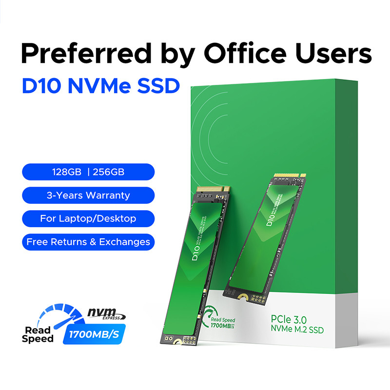 高速PCIe 3.0インターフェイス M.2 SSD 128GB容量とSATA 6Gb/sコントローラ