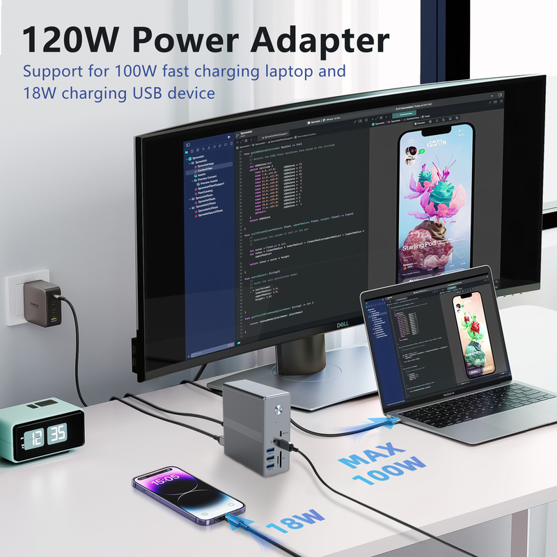 DC36-X1 60Hz/30Hzのディスプレイサポートと最大10Gbpsのデータ転送速度