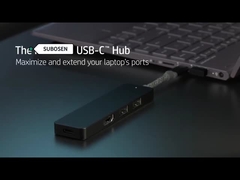 USB C 6 イン 1 マルチポート アダプタ HDMI スプリッタ USB-A 3.1 Type-C データポート 100W PD SD カードリーダー