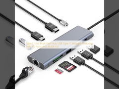 Type C Usb Multi Port Hub USB Type-C アダプタ 搭載 USB 3.0 ポートと RU6A-H2