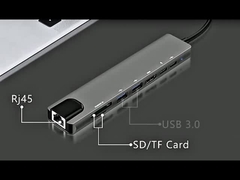 8 in 1 マルチポート USB C USB-C ハブタイプ C 3.1 から USB 3.0 4K HD HDMI