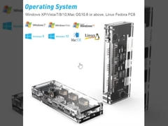 11-in-1 USB-C ハブ デュアルHDMI USB 3.0 イーサネット 3.5mm Macbook ラップトップ用のオーディオ